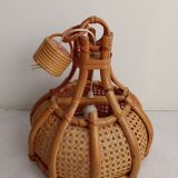 Bamboo and canning hanging lamp
