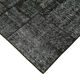 Handmade Anatolian Vintage 171 cm x 242 cm Black Patchwork Carpet
