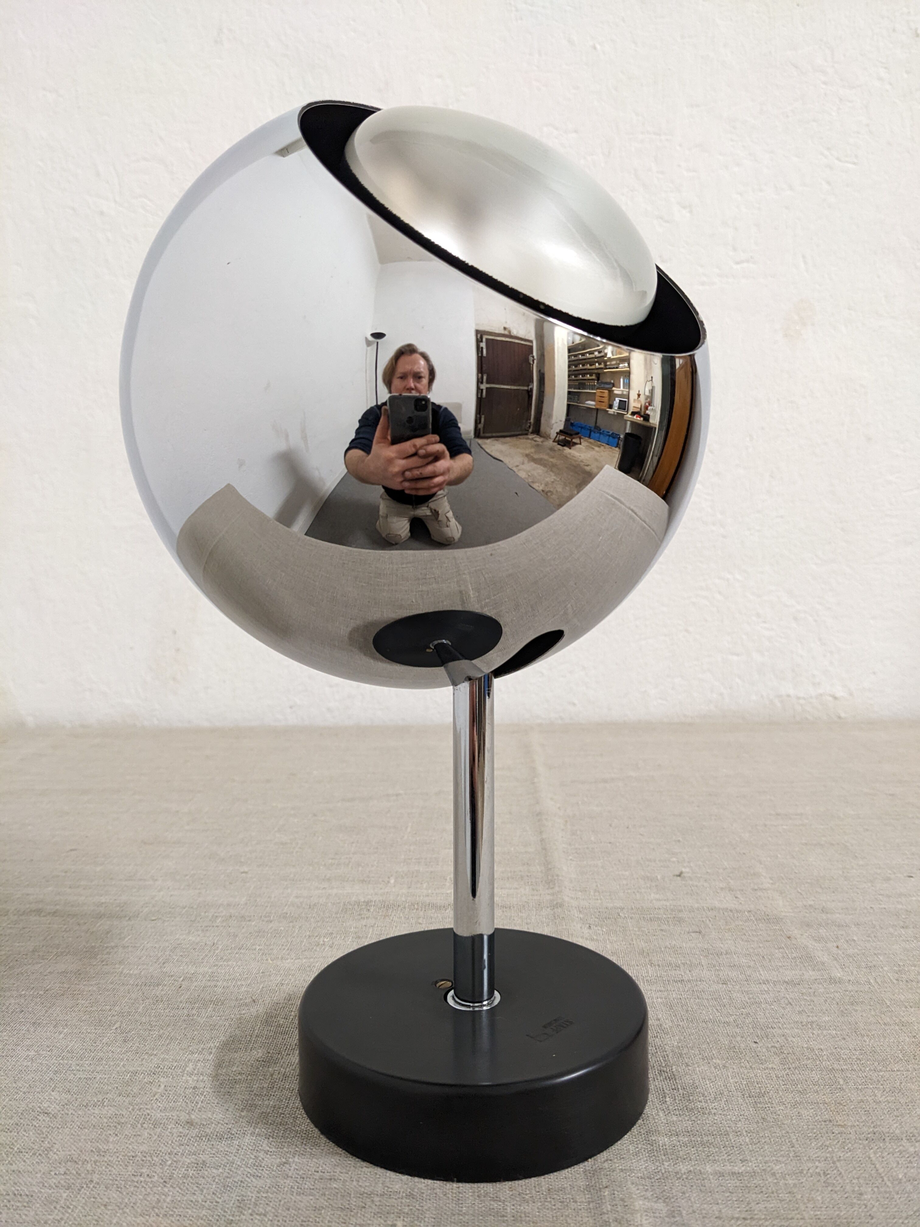 Series of 4 wall lights eye ball XL by Staff Leuchten years 60/70