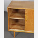 Vintage chest of drawers with sliding doors by Drevozpracujici zavody, 1970