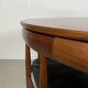 Table ronde et chaises d'Hans Olsen à Afromosia