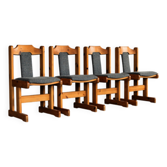 Chaises de salle à manger vintage | chaises | années 60 | suède
