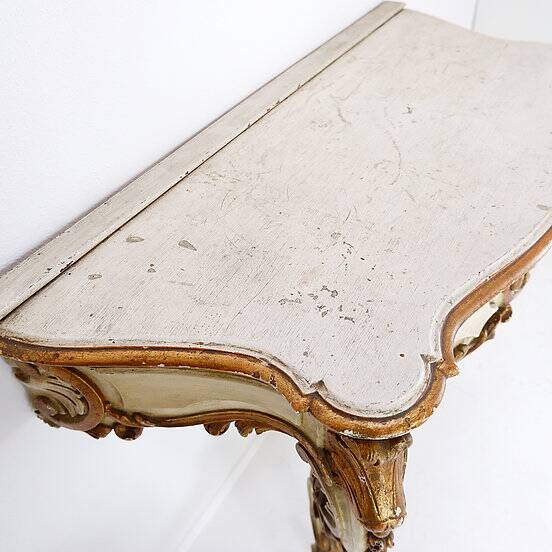 19th Century Italian Louis XVI Style Carved Wood console Planter