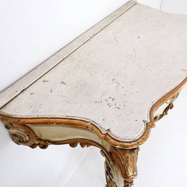 19th Century Italian Louis XVI Style Carved Wood console Planter