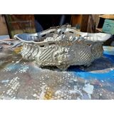 Pair of cast iron planters from 1900 from Charleville-Mézières, rocaille style