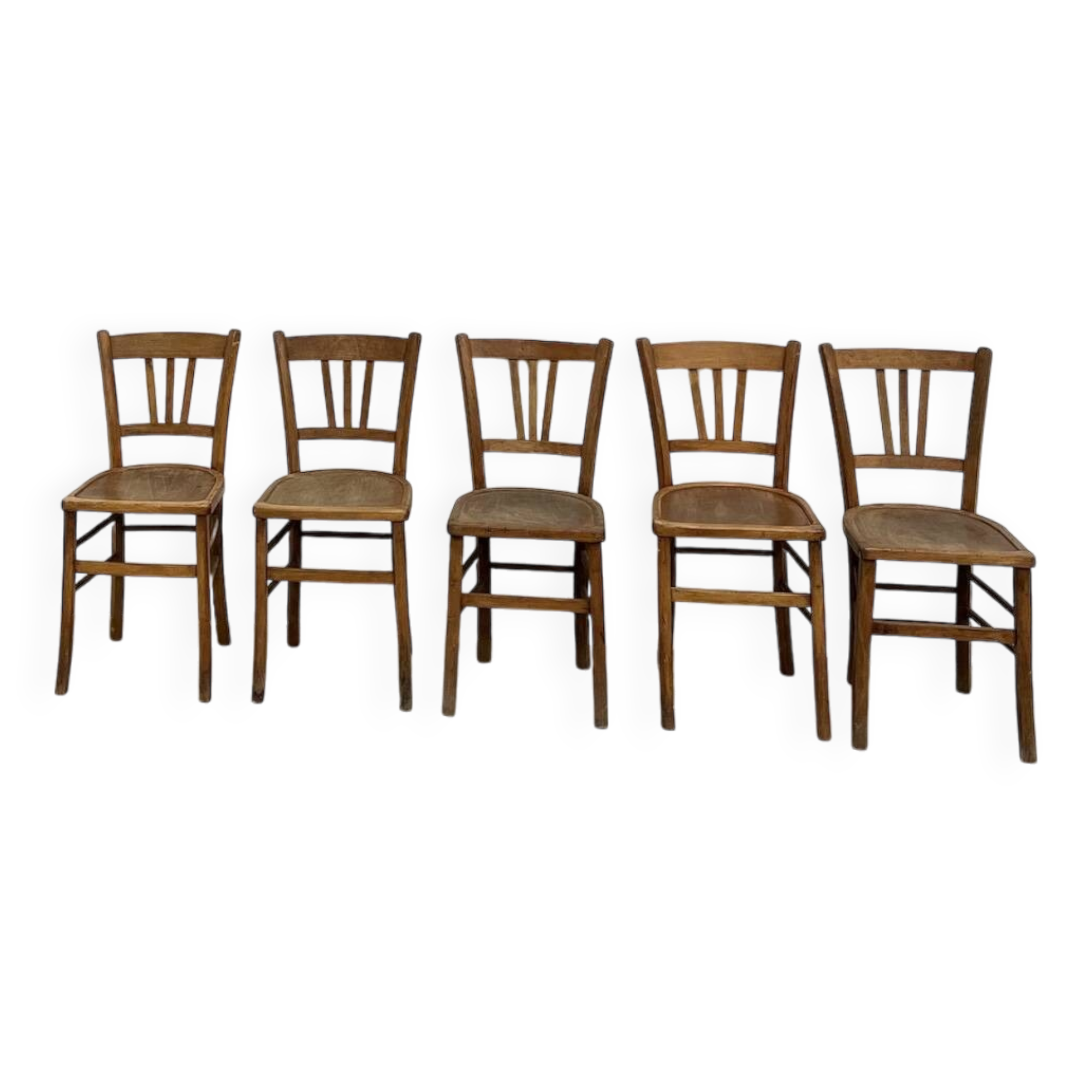 Set of 5 bistro chairs