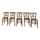 Set of 5 bistro chairs