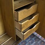 1930s English oak cabinet