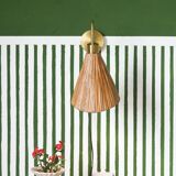 Applique murale Pencil Reed Cone mid-century modern