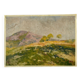 Peinture à l’huile sur toile "Montagne" n°63