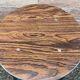Vintage Scandinavian metal & formica stool 60s