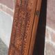 Carved solid wood screen.
