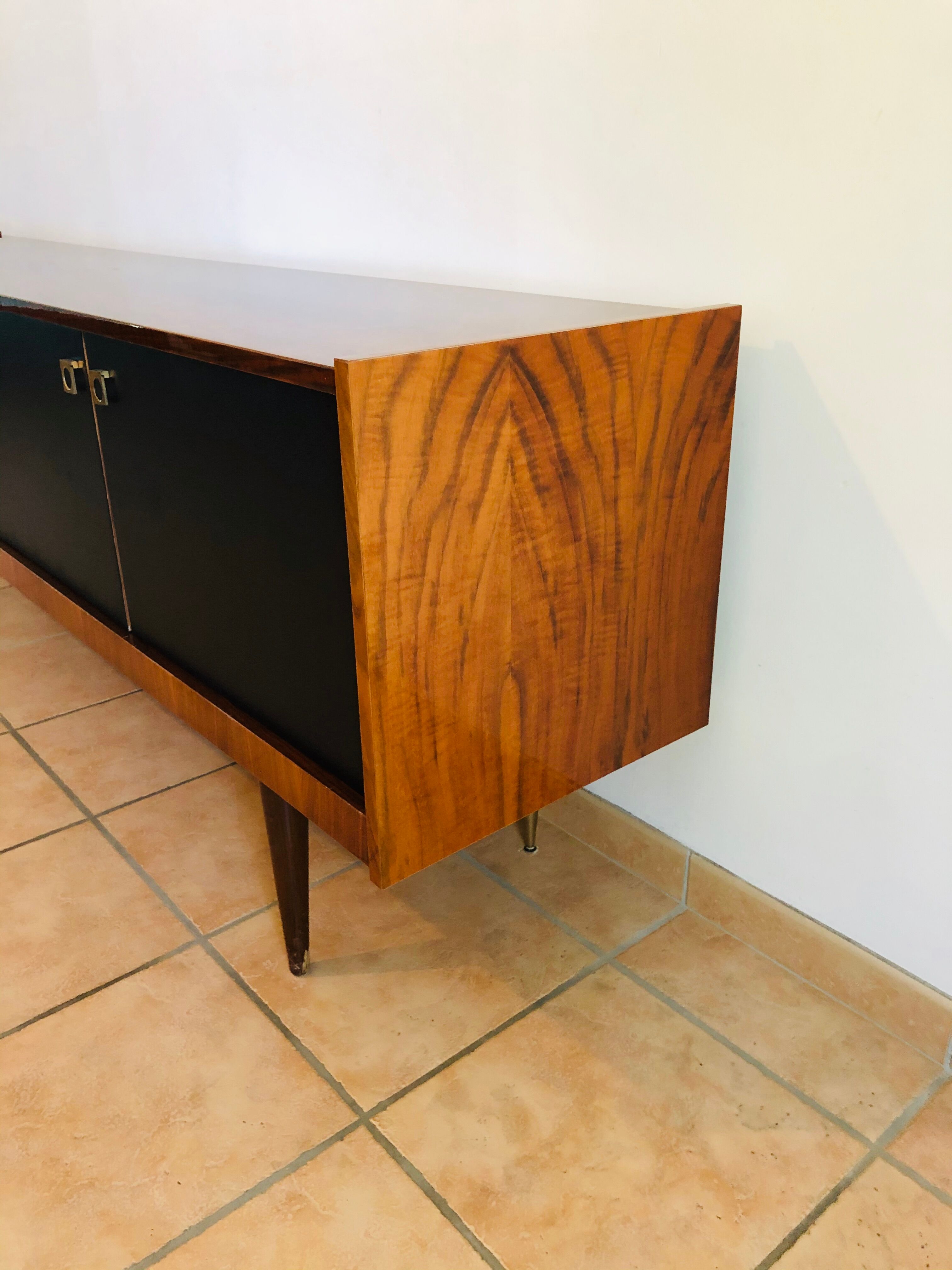 Vintage walnut sideboard 1960