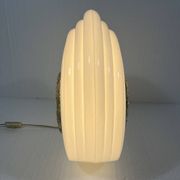 Lampe de table en verre, années 1970