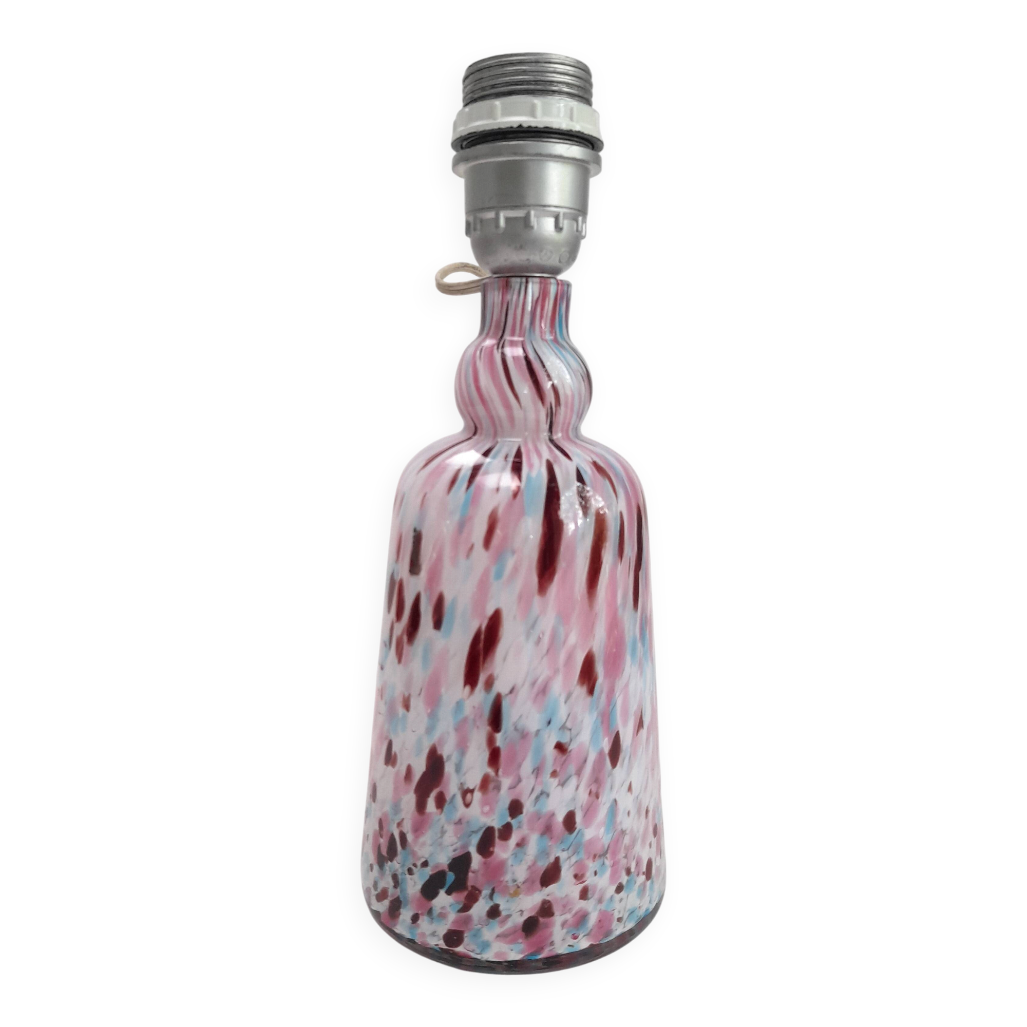 Murano speckled glass lamp base