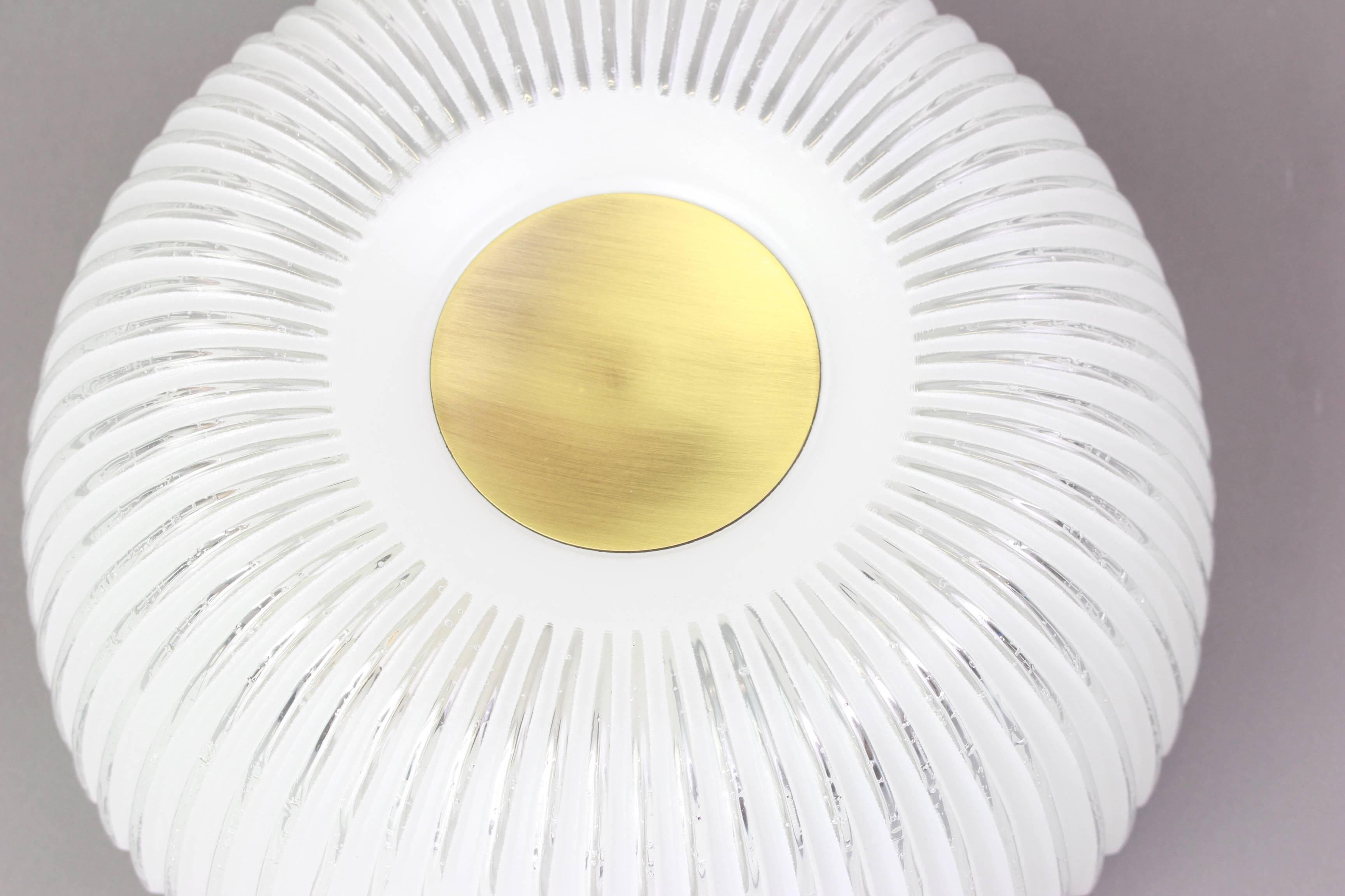Large Murano Glass Wall Light or Ceiling Fixture by Limburg, Germany, 1960s