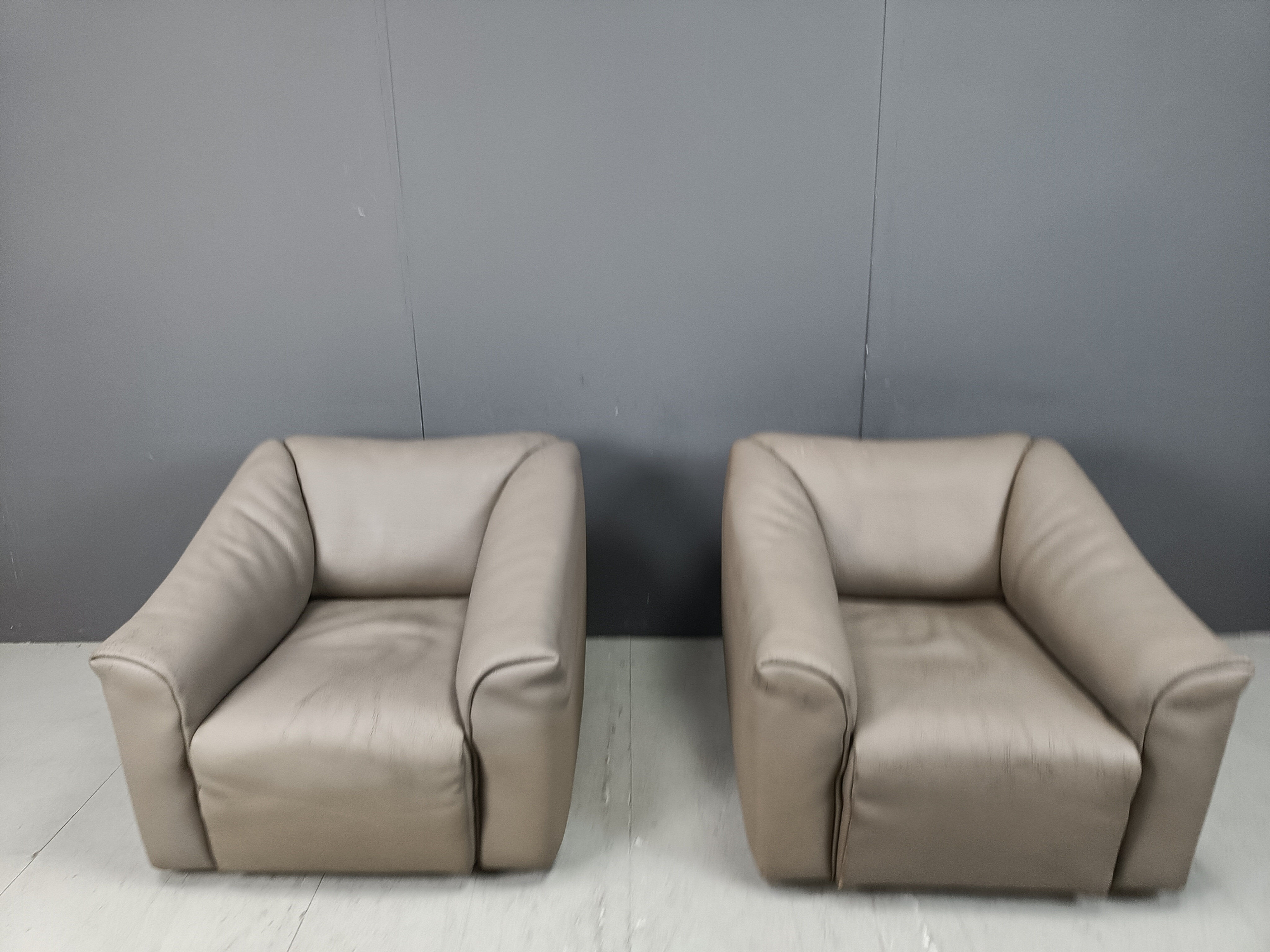 Pair of DS47 armchairs, 1970s