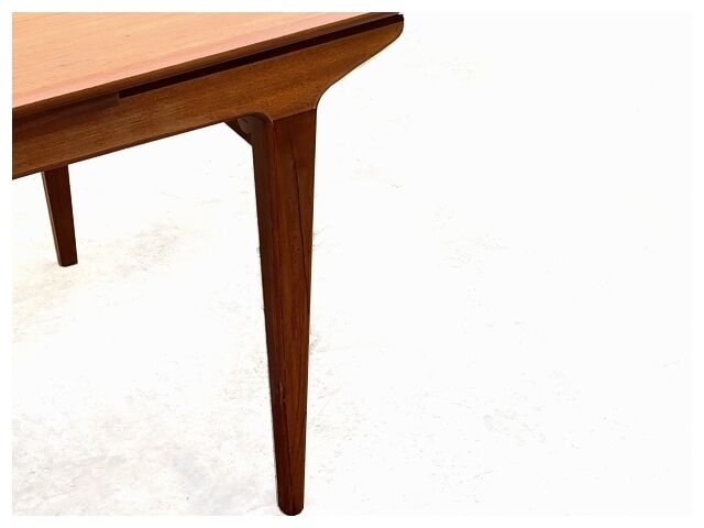 Teak dining table edition Vintage Scandinavian LB 60s