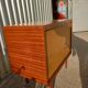 Vintage sideboard with shutter or sliding door 60s