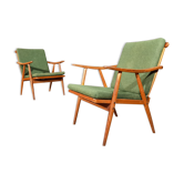Pair of Thonet Boomerang armchairs