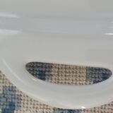 Presentation tray in blue and white Baudour porcelain