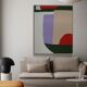 Acrylic painting on stretched canvas