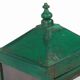 Pointed Temple Showcase Green Patina Piece and Original Patina