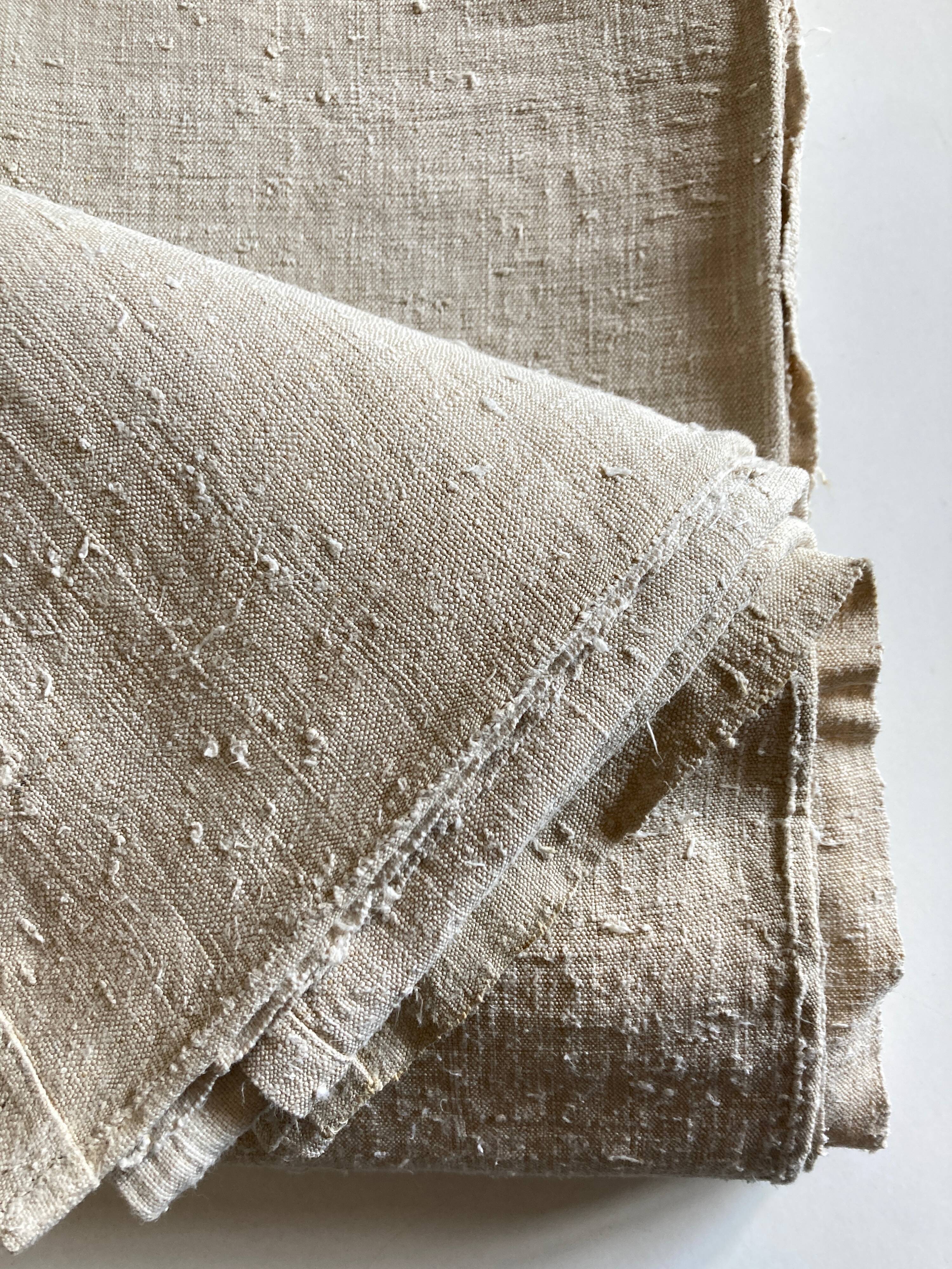 Nappe de ferme 19e en chanvre de trousseau l2,45m