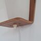 Pair of Louis Kalff frosted wood and opaline sconces
