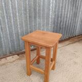Vintage oak farmhouse stool