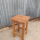 Tabouret de ferme vintage en chêne