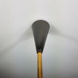 Black and gold chrome pin hanging lamp, 1950