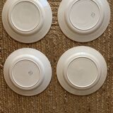 4 antique flat plates from ADP manufacture