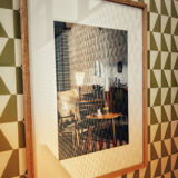 Finnish design interior framed photo in color