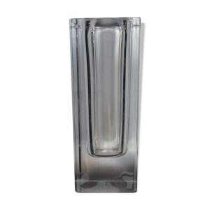 vase en cristal signé