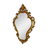 Large golden baroque style mirror – Vintage