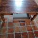 Solid wood coffee table with drawer