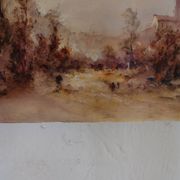 Oil painting "The Hidden Village"