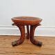 Tribal stool with brass details, Southern Ethiopia, early 20th century.