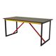 Acacia desk, Italian design, 1980s, production: Italy
