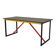 Acacia desk, Italian design, 1980s, production: Italy
