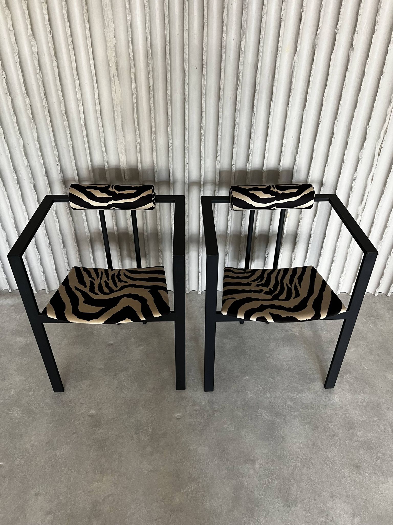 Trix Chairs by Karl-Friedrich Förster for KFF Set of Two | Newly Upholstered