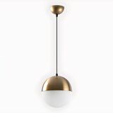Vintage globe pendant light