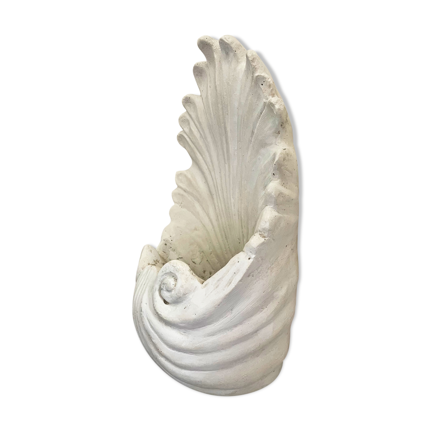 Art Deco shell wall lamp 49cm