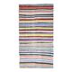 Vintage Turkish Oushak handmade wool cotton beige kilim runner 148x276