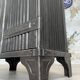 Strafor double-door corrugated iron cloakroom, circa 1920.