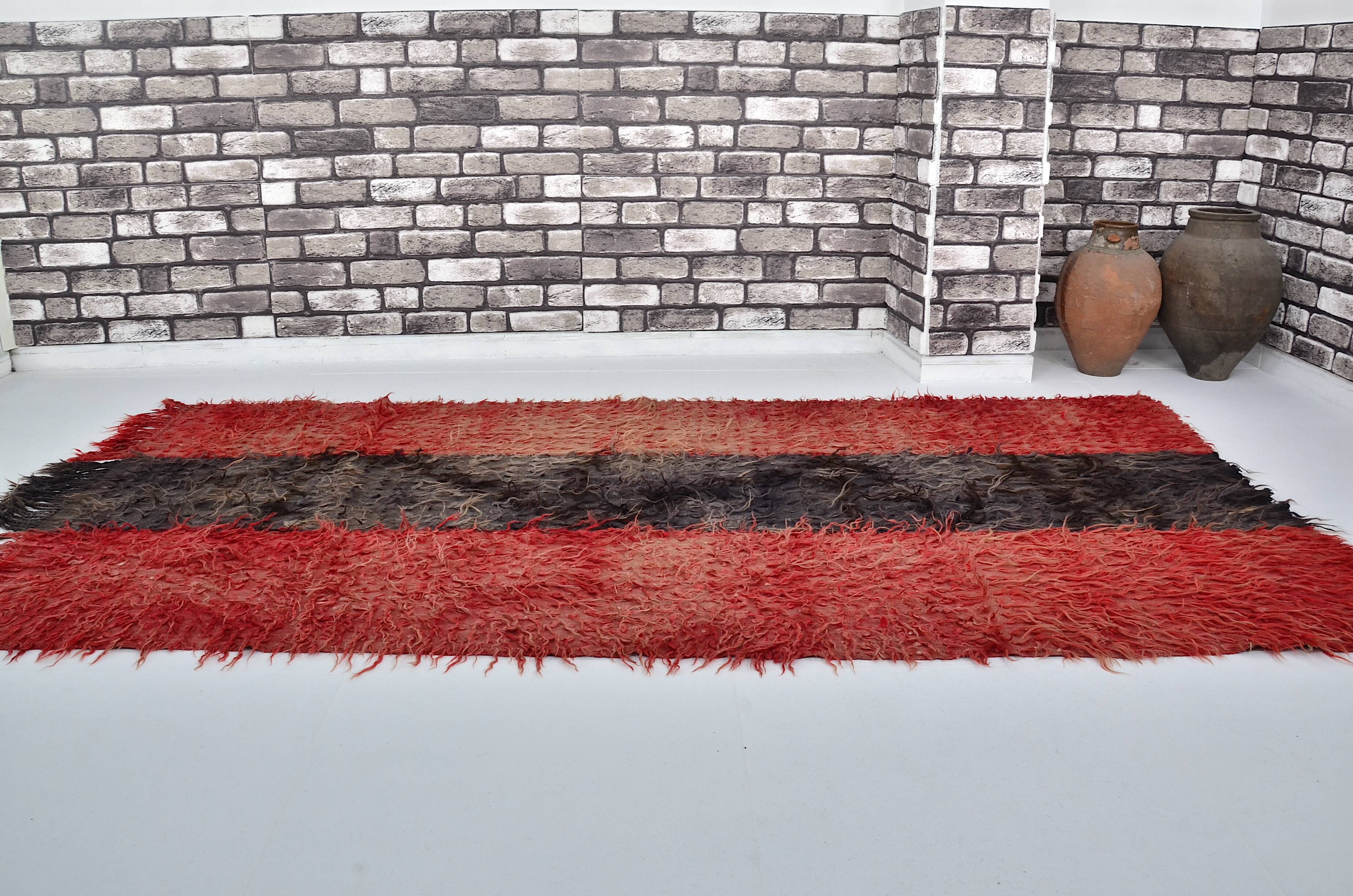 Vintage Turkish Angora Wool Kilim sku  3064