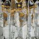 Murano glass light fixture in brass Palazzo, Kalmar, Austria, 1970s