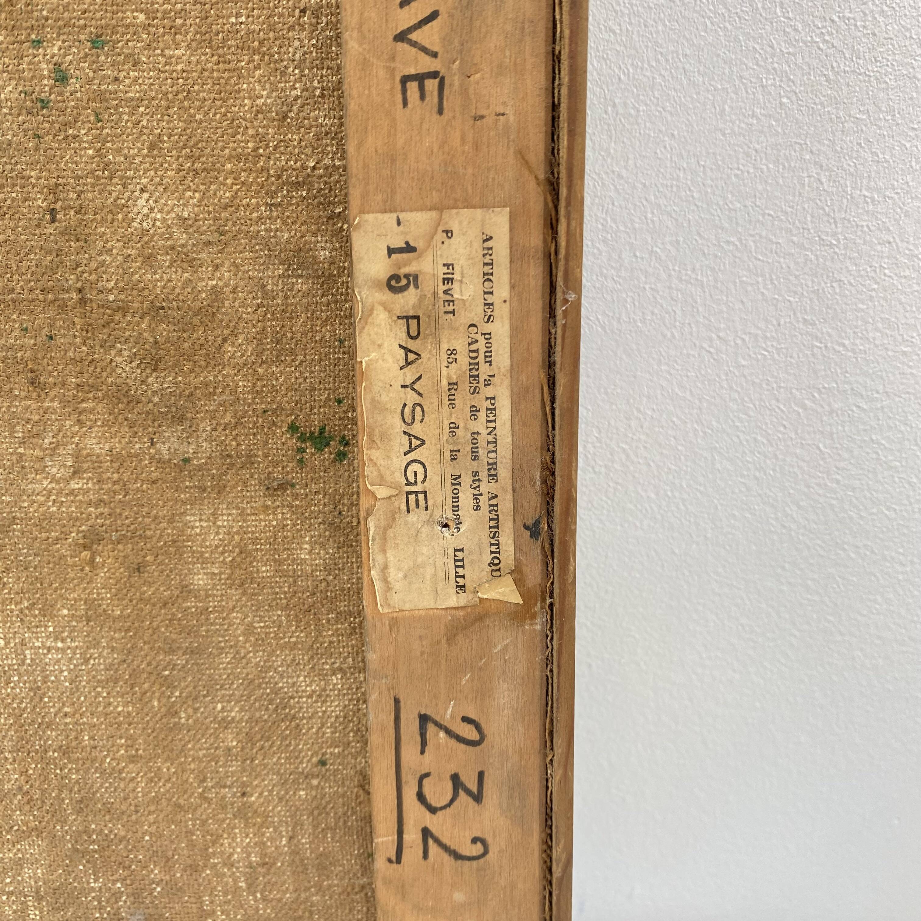 Oil painting on canvas old still life