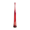 Claude Morin red glass bottle, 70s